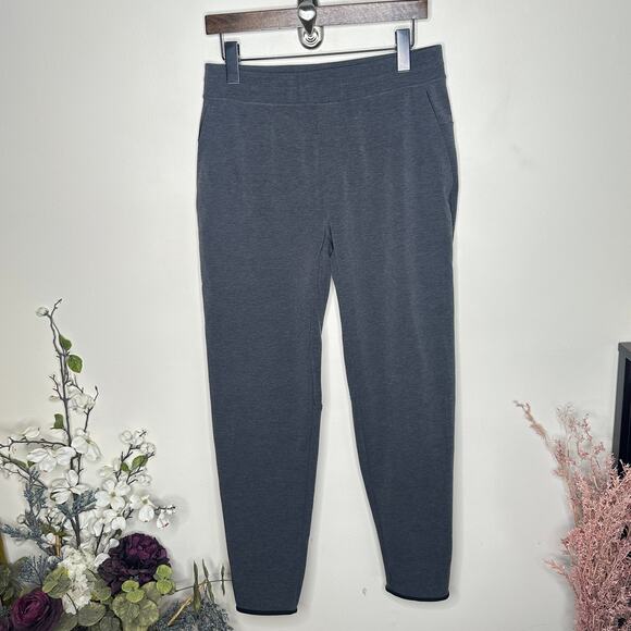 LULULEMON GridLiner Fleece Jogger Heathered Charcoal Gray Sz M {3M30} - Picture 2 of 6